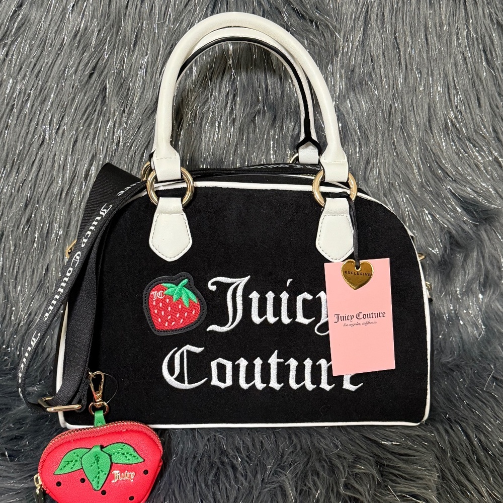 Juicy couture strawberry sweet n juicy apple satchel